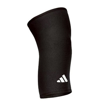 adidas 愛迪達 彈性透氣運動護膝  L  黑色  1個