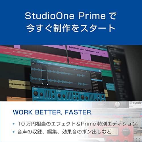 PreSonus AudioBox GO オーディオインターフェイス 24Bit 96kHz iOS Android macOS Windows ChromeOS対応 Studio One Primeバンドル