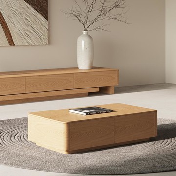 茶几 邊桌 日式茶幾侘寂風小戶型客廳極簡家用北歐ins簡約現代原木色茶幾桌S0128公司貨