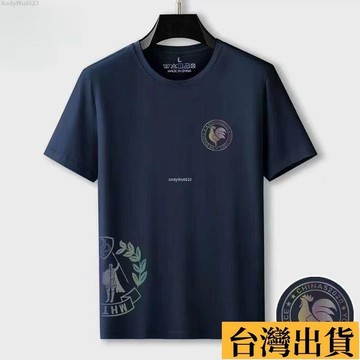 🌈台倉出庫🌈 男裝蘭花鷄 冰絲T恤 速幹衣 夏季短袖 網眼 男士上衣 短袖T恤 大尺碼男裝 休閒上衣 圓領T恤 運動