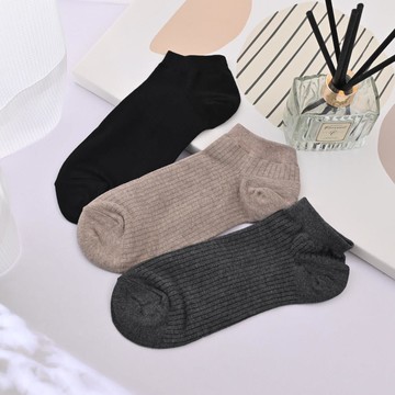 韓國基本素色加大短襪-多色任選