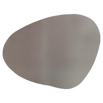 Homely Zakka 北歐簡約皮革防燙餐墊 PU皮革  淺灰色  1個