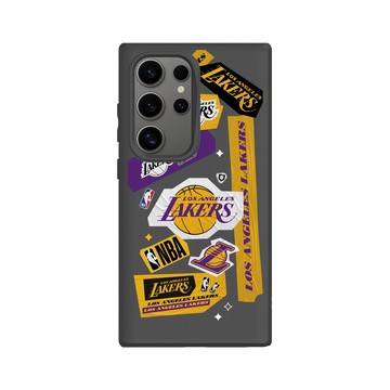 Galaxy S24 Ultra SolidSuit 黑 - NBA - 拼貼系列-洛杉磯湖人 L.A. Lakers - Collage