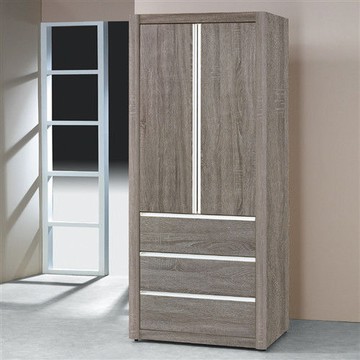 【時尚屋】[5U6]夏慕浮雕3x7衣櫥5U6-109-37二色可選