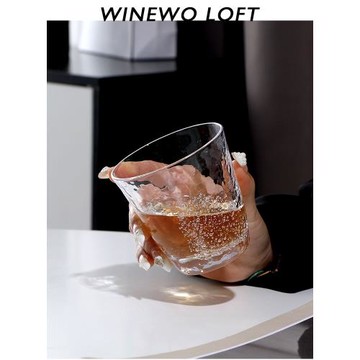 {裸奔在自己的玻璃杯里}中古原創水晶玻璃杯酒杯威士忌杯vintage