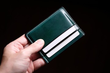 MILDY HANDS - Card Wallet D01 馬臀皮 Horween shell cordovan