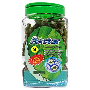 A star 多效雙頭潔牙骨 口腔深度清潔  草本  1.1kg  1桶