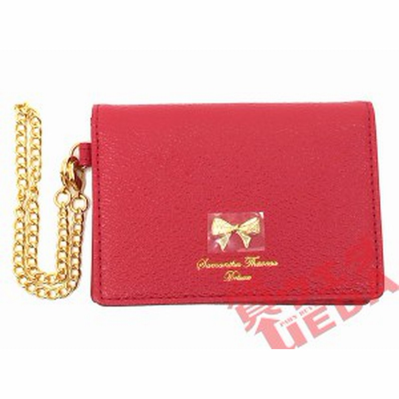 名東 Samantha Thavas サマンサタバサ デラックス リボンブローチパスケース 赤 小物 カード 新品 未使用 通販 Lineポイント最大1 0 Get Lineショッピング