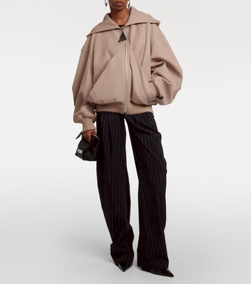 The Attico Bomber wool gabardine jacket