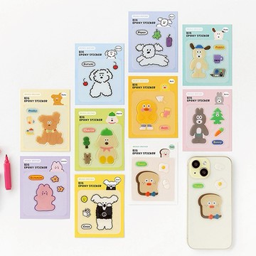 Romane Brunch Brother 早午餐兄弟Big立體滴膠貼紙