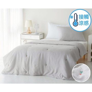 【韓國棉被代購】廣藏市場 韓國製接觸涼感舒眠涼被 迷你櫻桃 灰/薄荷藍/粉 韓國居家｜媽咪愛