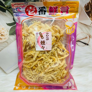 一番鮮言 煙燻魷魚絲 燻製魷魚 魷魚絲 380g 家庭號 大包裝 台灣製｜全店$199免運