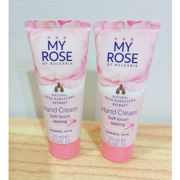 (10%蝦幣回饋/免運) My rose保加利亞 皇家玫瑰 透白修護保濕護手霜 75ml/條 ROSE