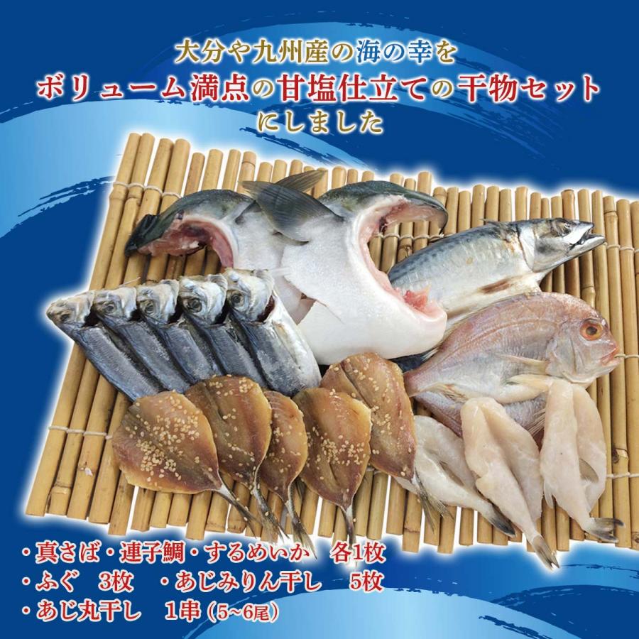 一夜干し 絆屋 甘塩仕込み一夜干しセット  干物 真あじ 真さば するめいか しろさばふぐ タイ アジの味醂干し イカ