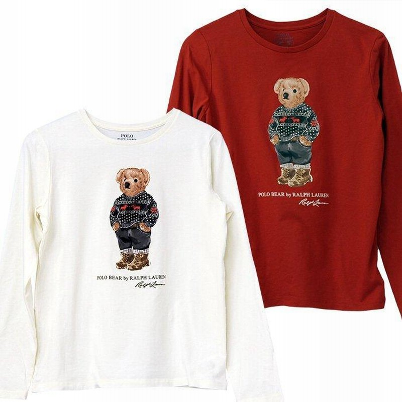 テレビで話題】 POROBYRALPH LAUREN ポロベアTシャツ 長袖 ネイビー Ｍ