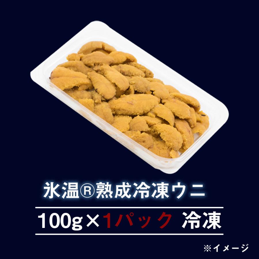 訳あり 氷温熟成 冷凍ウニ (100g×1パック）冷凍