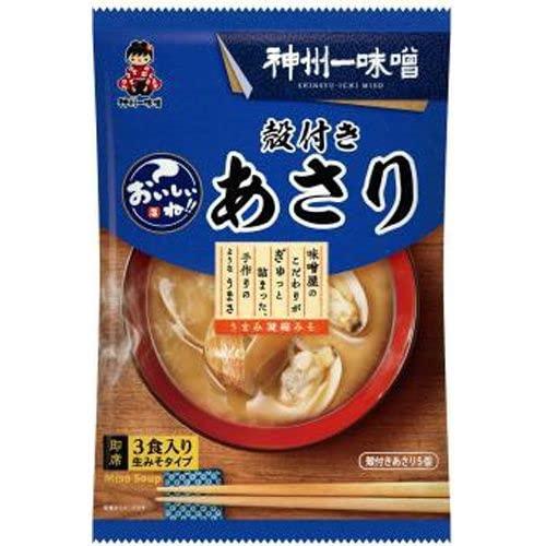 神州一 おいしいね 殻付きあさり汁 3食×12入