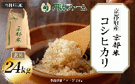 ＜令和4年産＞京都府産コシヒカリ 玄米24kg  ふるさと納税 玄米 こめ コシヒカリ こしひかり 24kg 京都府 福知山市