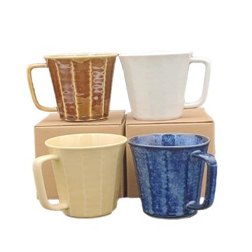 日本進口質樸感超輕量陶瓷馬克杯情侶咖啡杯子窖變工藝馬克杯