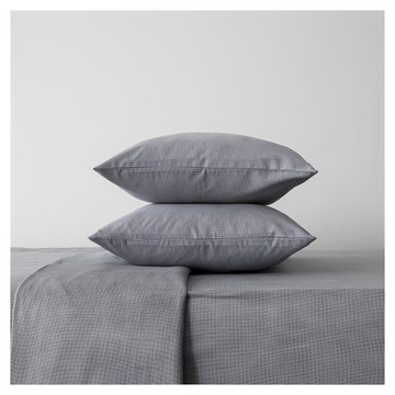 HOLA 和樂家居 200織純棉床包兩用被組 單人 2570g  墨漓  186 x 105 x 28cm  被套 + 床墊套組