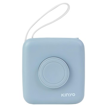 Kinyo 8in1小方糖大容量雙線行動充  KPB-2651BU  藍色