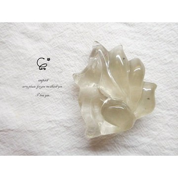 綠兔毛髮晶 九尾狐 22123/髮晶/水晶飾品/ [晶晶工坊-love2hm]