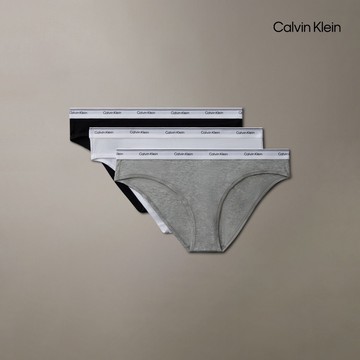 [Calvin Klein]Balance 比基尼內褲 3 件組 拼色