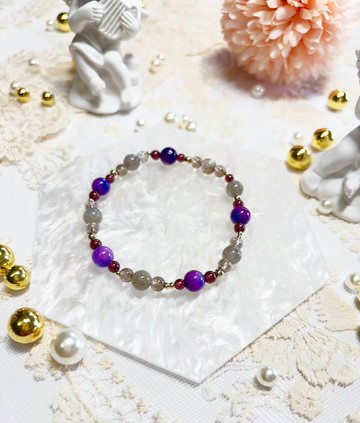 舒石茶韵  水晶手鍊