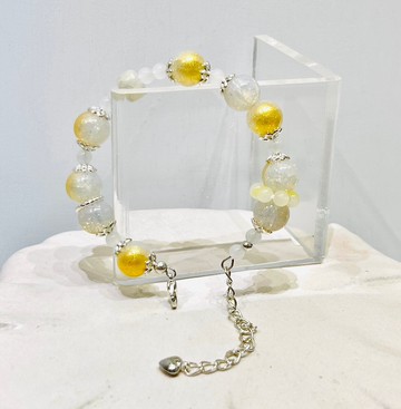 台灣設計師手工飾品-冰晶珠手鍊【童話-愛的真諦】