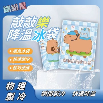 【台湾发货】冰袋敲敲樂 水豚冰袋 攜帶式冰包 冰敷袋 卡通冰袋 立即冷冰袋 爆冰包 敲擊冰袋 冰袋 冰包 冰涼包