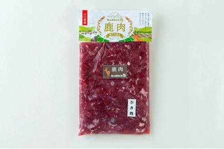 (1182)ジビエ　ヘルシー　万能　鹿肉ミンチ　300g×6パック　小分けパック