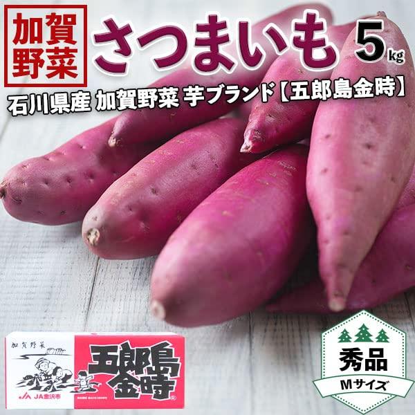 さつまいも・五郎島金時 5kg(約18〜22本入り) 等級：秀 Mサイズ贈答用・生芋・産地直送野菜・ギフト