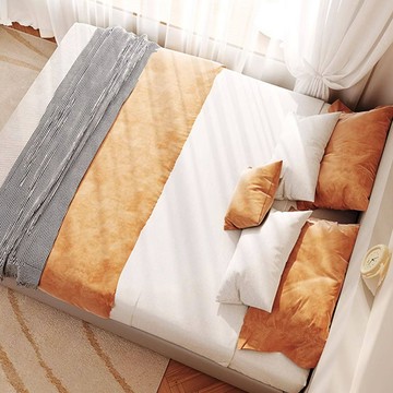 【IDEA】6尺雙人加大加密靜音大容量儲物床架/床底二件組淺灰