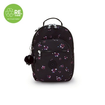 『首爾包』(網路獨家款)黑底印花機能手提後背包-SEOUL S