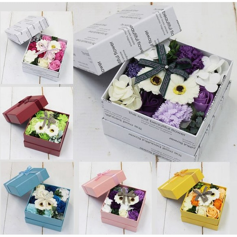 ソープフラワー 花 プレゼント 花の入浴剤 バスフレグランス Boxフラワー 誕生日 プレゼント お祝い ギフト 通販 Lineポイント最大0 5 Get Lineショッピング