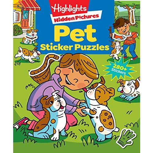 Pet Puzzles (Highlights  Sticker Hidden Pictures