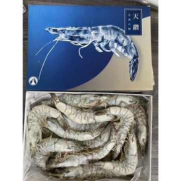[誠實討海人]  21/25 冷凍白蝦  (600g/盒)