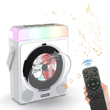 CD機專輯藍牙音箱學習機復古便攜音樂黑膠機insCD家用播放器【Snowbelle優選】