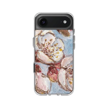 iPhone Air Clear Case（相機按鈕） 透明 - Emerald - 2月 杏花