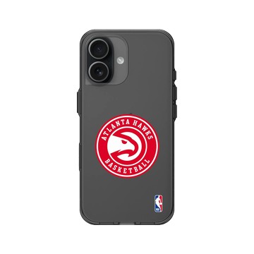 iPhone 17 Clear (相機按鈕) 酷墨灰 - NBA - Logo-亞特蘭大老鷹 Atlanta Hawks