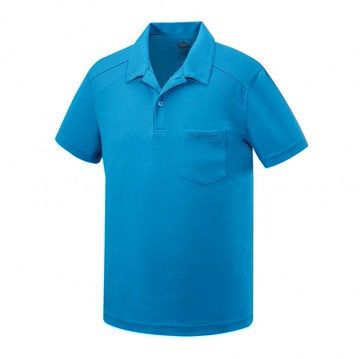 【【蘋果戶外】】山林 51P45 78 天藍 男 透氣排汗上衣 有領排汗衣 polo衫 透氣超彈性涼爽吸濕快乾 春夏 Mountneer