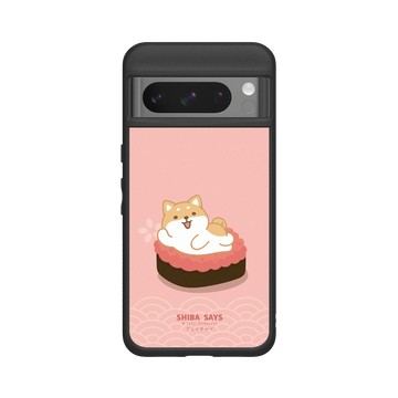 Pixel 8 Pro SolidSuit 黑 - 柴語錄 Shiba Says - 廢柴鮭魚卵
