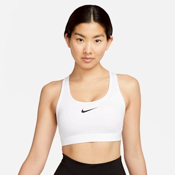 NIKE AS W NK SWSH MED SPT BRA 運動內衣 女款 中度支撐 白色-DX6822100