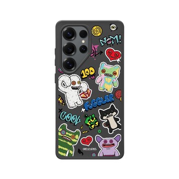 Galaxy S25 Ultra SolidSuit 黑 - Fuggler 放克牙寶-常態系列 Regular series - 貼貼怪