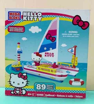 【震撼精品百貨】Hello Kitty 凱蒂貓-三麗鷗 KITTY 積木組-帆船組#10955
