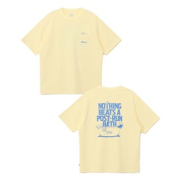 CHUMS CD Post-Run Bath Pocket T-Shirt 男 短袖上衣 奶油黃 CH012758Y080