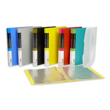 新德牌 P.P A4 100入資料夾(無附紙) 附盒 6本 / 箱 01-125