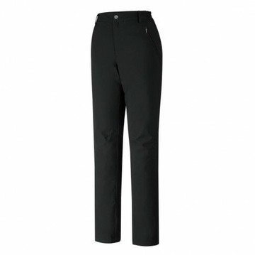 【【蘋果戶外】】山林 M12S18 01 黑 女款 防風防潑水小直筒保暖長褲 內層刷毛 防水褲 保暖褲 秋冬 Mountneer