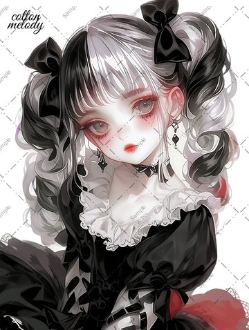 original sticker no.857 人物貼紙 原創貼紙 人像貼紙 女孩貼紙 原創人物貼紙