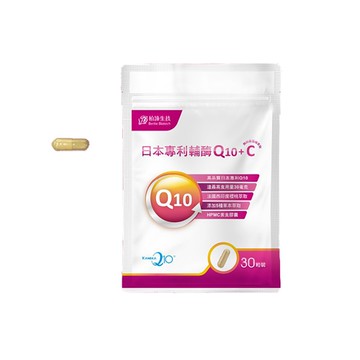 【柏諦生技】彈潤日本專利輔酶Q10+西印度櫻桃萃取 1包組(30粒/包)